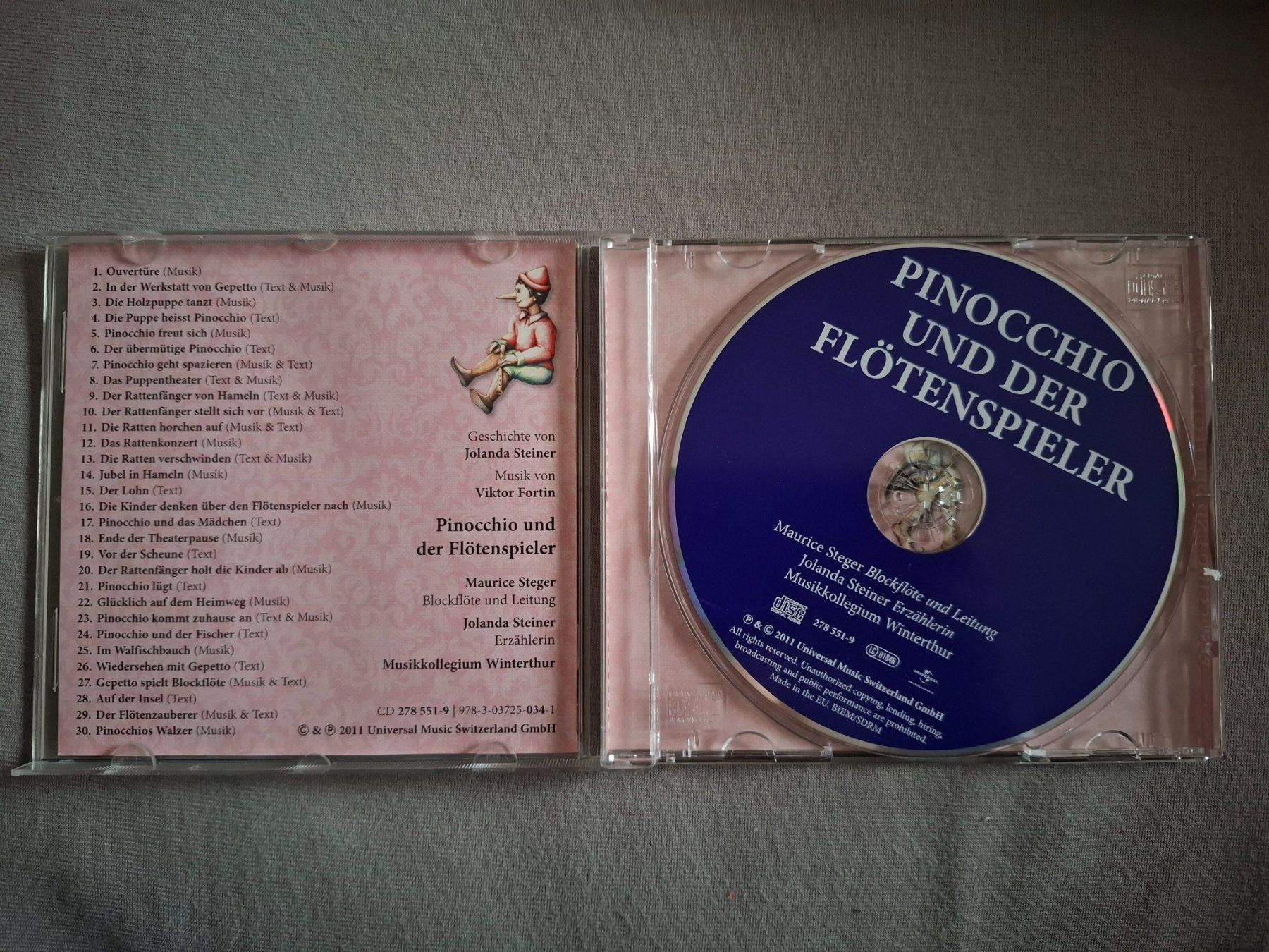 CD: Pinocchio und der Flötenspieler - CD – Usato da Wängi venduto da rah_j_ 2