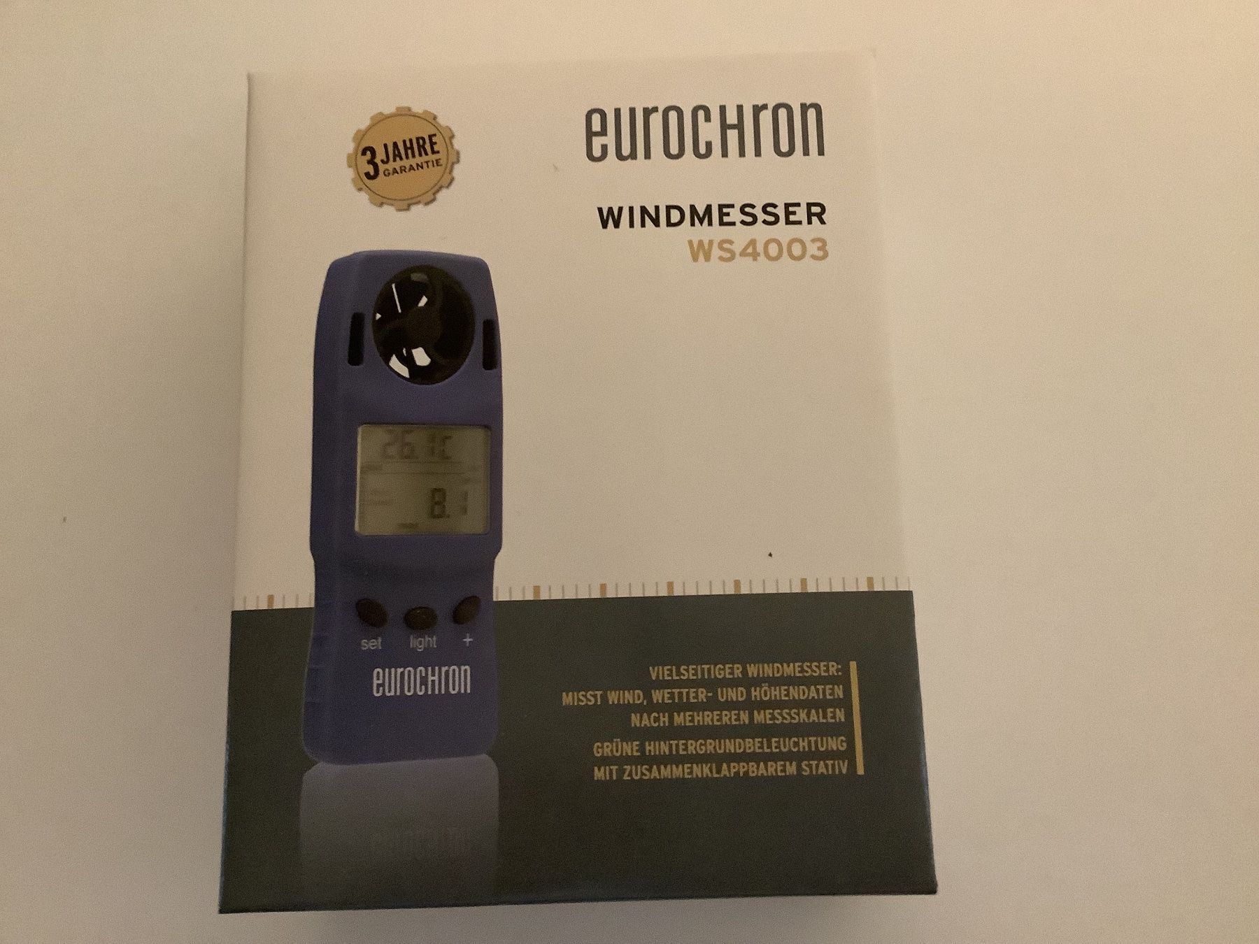 Misurare: Windmesser Eurochron WS4003 – Nuovo e nell'imballaggio originale da Seuzach venduto da peli543 1