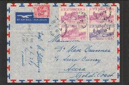 Flugbrief: Tunesien - Ghana , 21.5.1947