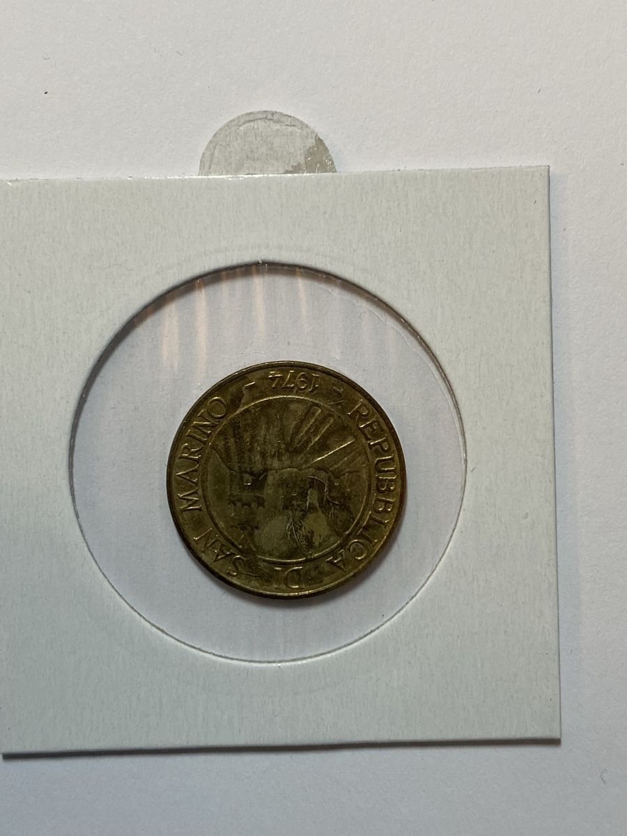 Toutes les monnaies: San Marin - 20 lires - 1974 – D'occasion à Payerne par Mike1682 1