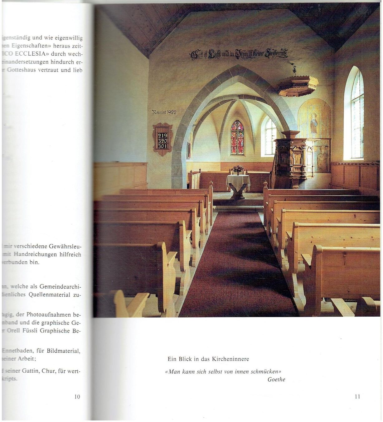 Bücher: Die evangelische Talschaftskirche zu St. Peter im Schanfigg – Neu (gemäss Beschreibung) aus Flims - Dorf von Stagediver 2