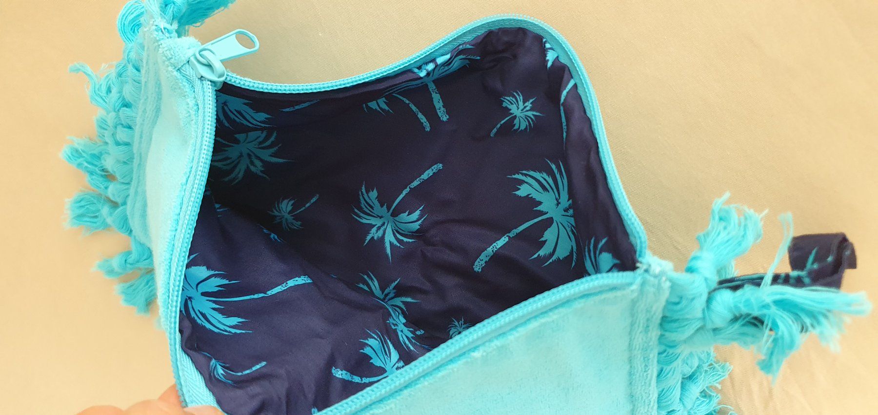Taschen für Damen: Frottee Täschli türkis Neu 30x20cm – Neu (gemäss Beschreibung) aus Stansstad von InStyle8 1