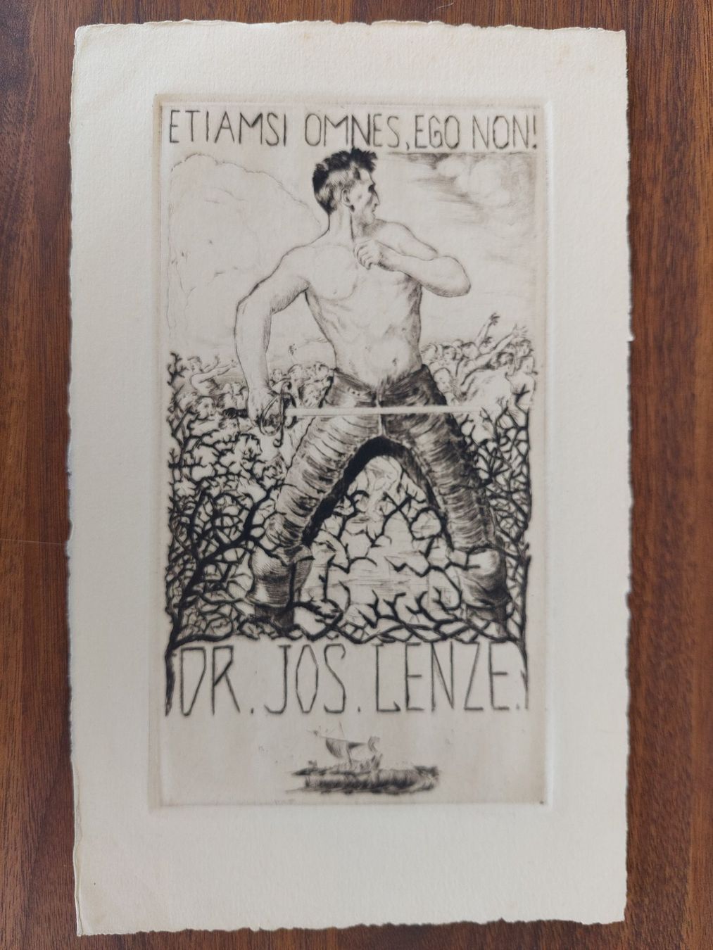 Gemälde: Exlibris Karl Ritter - Original Radierung – Gebraucht aus Obfelden von Exlibris-Art 1