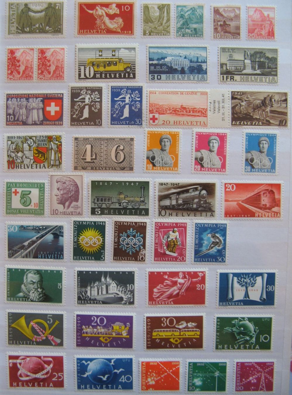 Tutti i francobolli: Werbemarken 1919 - 1960 einwandfrei postfrisch ** – Nuovo (secondo la descrizione) da Frauenfeld venduto da Interessent1