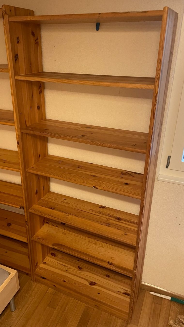 Scaffali: Solid Pine Shelf Unit, Warm Honey Tone – Usato da Ettingen venduto da JohnnyCrash