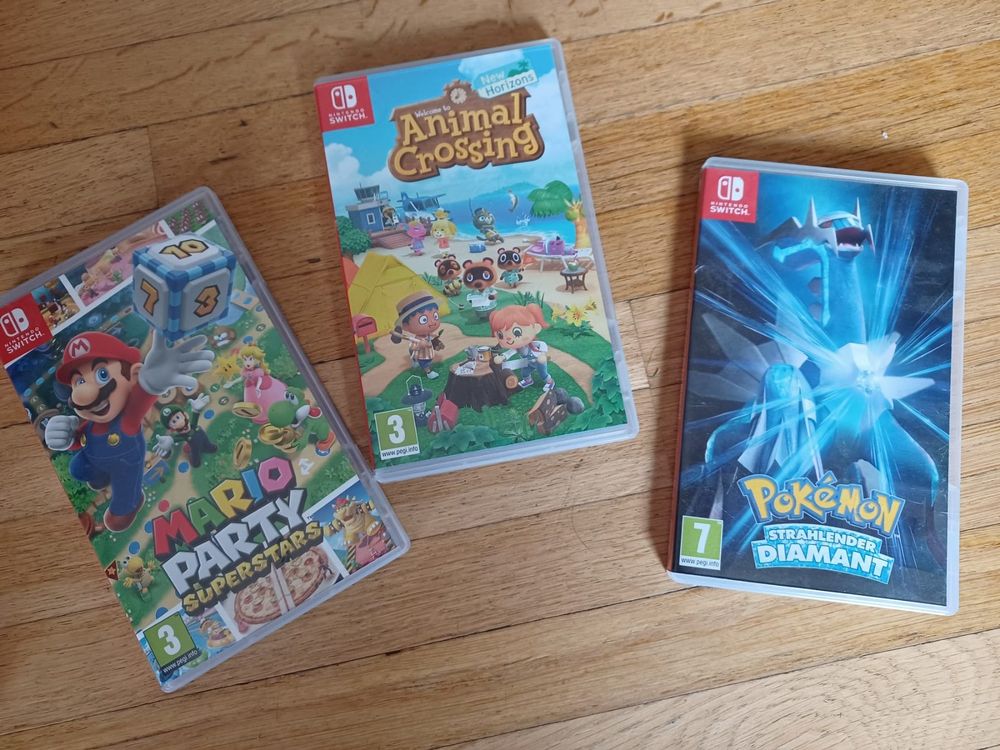 3 Nintendo Switch Games: Super Mario/Pokémon/Animal Crossing | Kaufen