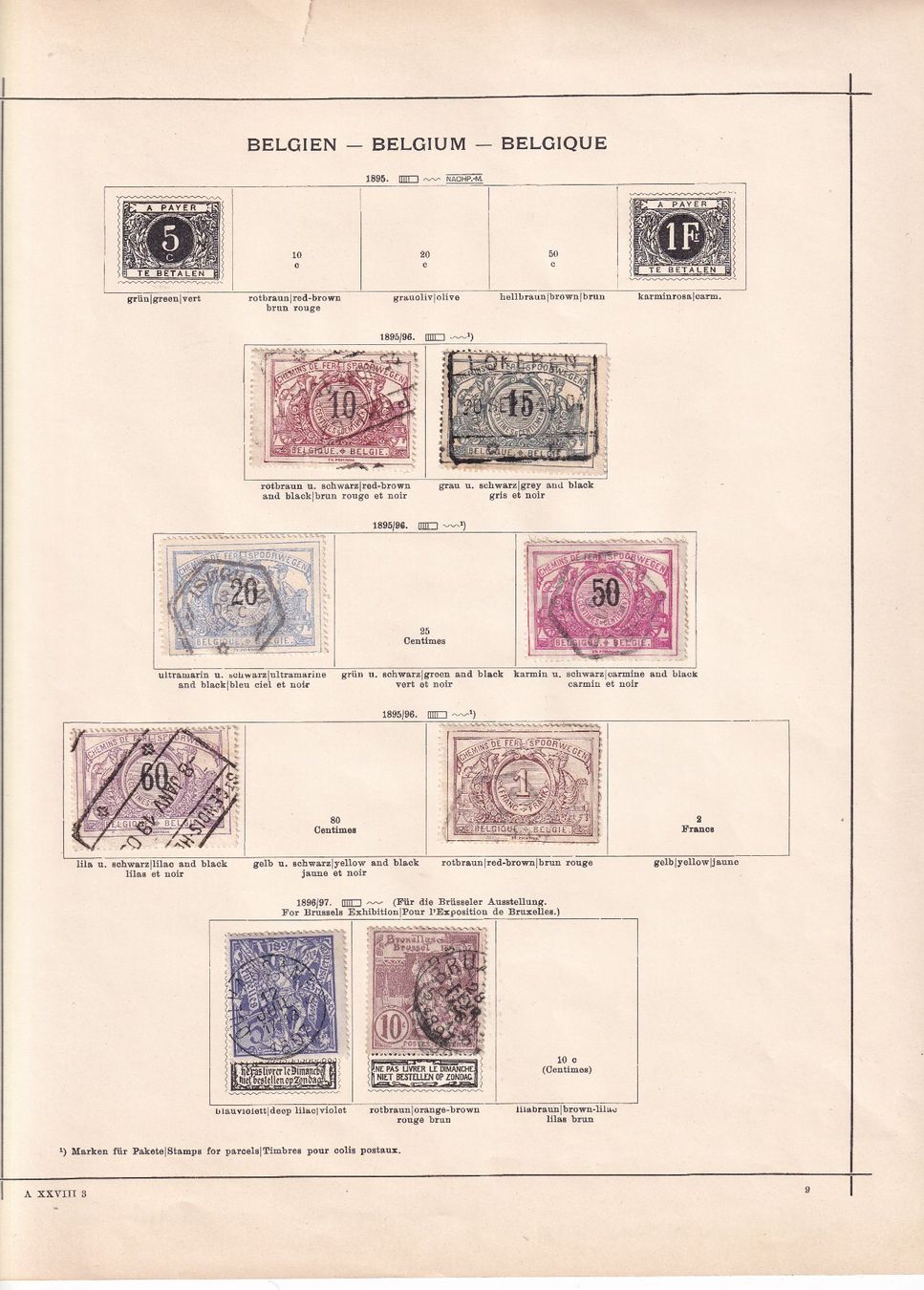 Tutti i francobolli: Restsammlung Belgien ab 1869 - 1905 – Usato da Birsfelden venduto da chr_yq2g 3