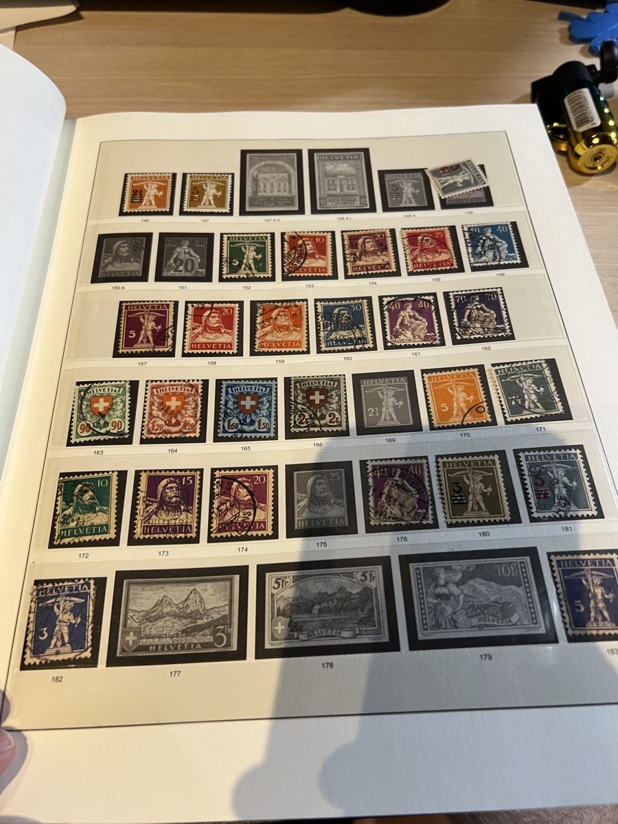 Tutti i francobolli: Briefmarken Album Schweiz 1900 ak Ansichtskarte Sammlung – Usato da Prosito venduto da Danielehh 1