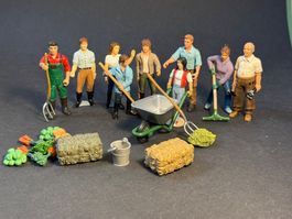 Schleich Pferdepflegerin Schubkarre Pflegerin Pferd Mensch