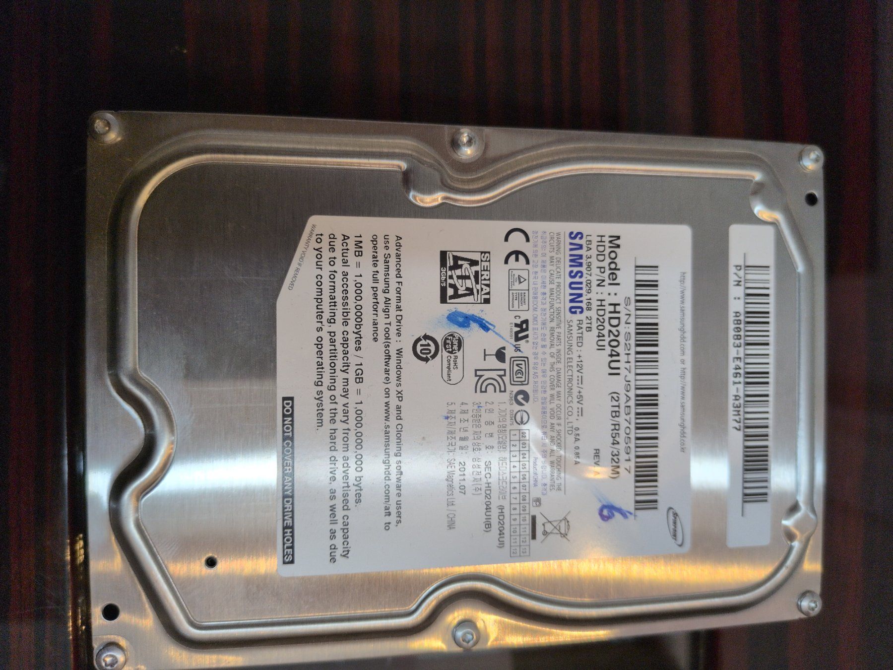 Samsung Dischi rigidi: Samsung 2TB 3.5" – Usato da Adliswil venduto da lul_5h6f 1
