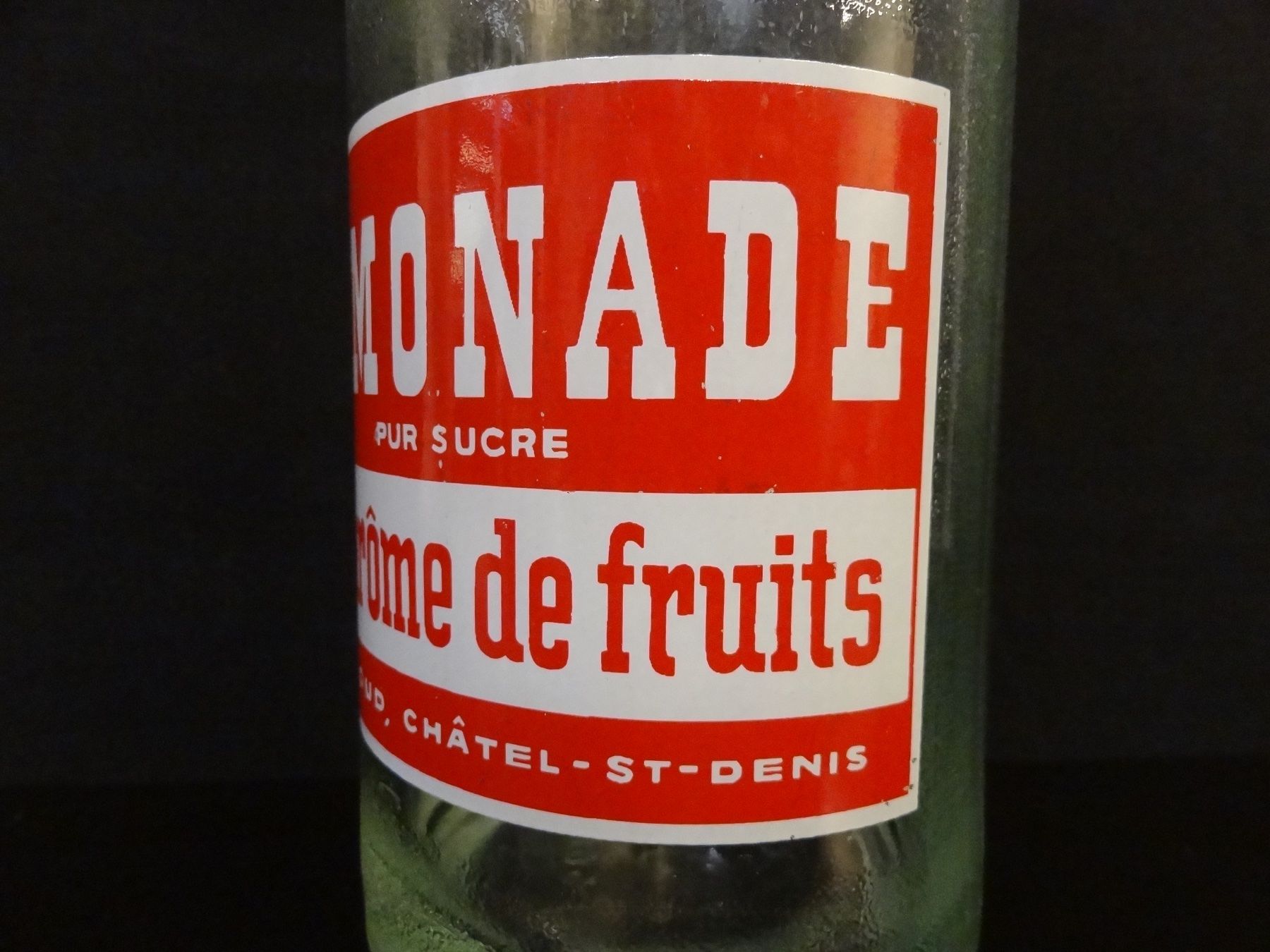 Gläser, Krüge & Flaschen: Flasche LIMONADE PUR SUCRE V. PILLOUD CHÂTEL-ST-DENIS 1962 – Gebraucht aus Kerzers von Flaschenposten 4