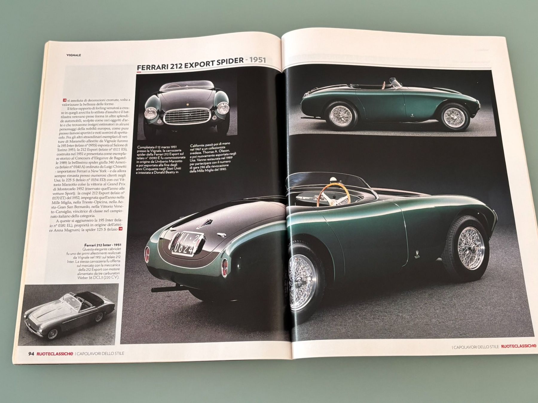 Ferrari Modellini d'auto: GHIA -  VIGNALE  * Ruoteclassiche 2016 – Usato da Sion venduto da lol_98vj 8