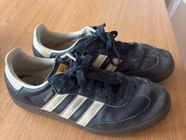 Samba Addidas Grösse: 40 2/3 blau/beige