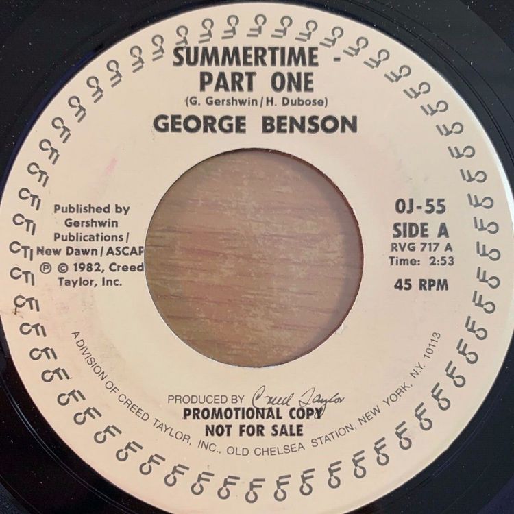 George Benson - Summertime Part 1&2 / US-Promo 1982 (Gebraucht) in Gais ...