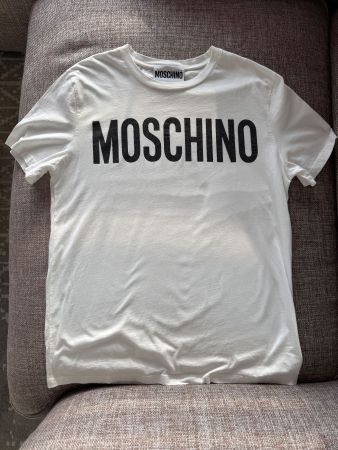 Moschino Couture T-Shirt – Grösse L (EU 52) – Weiss – Top