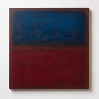 Abstrakte Komposition – Mixed Media auf Leinwand – 100 × 100