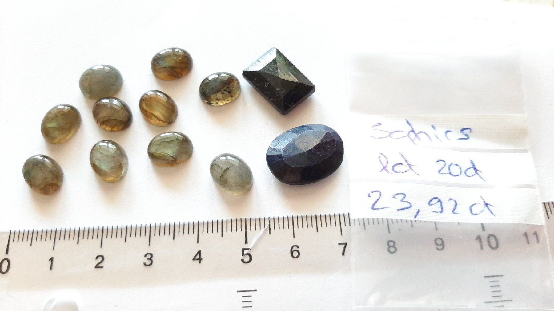 Minerali & Pietre curative: Lot de pierres labradorite et saphirs – Usato da Pully venduto da bro_n52j 8