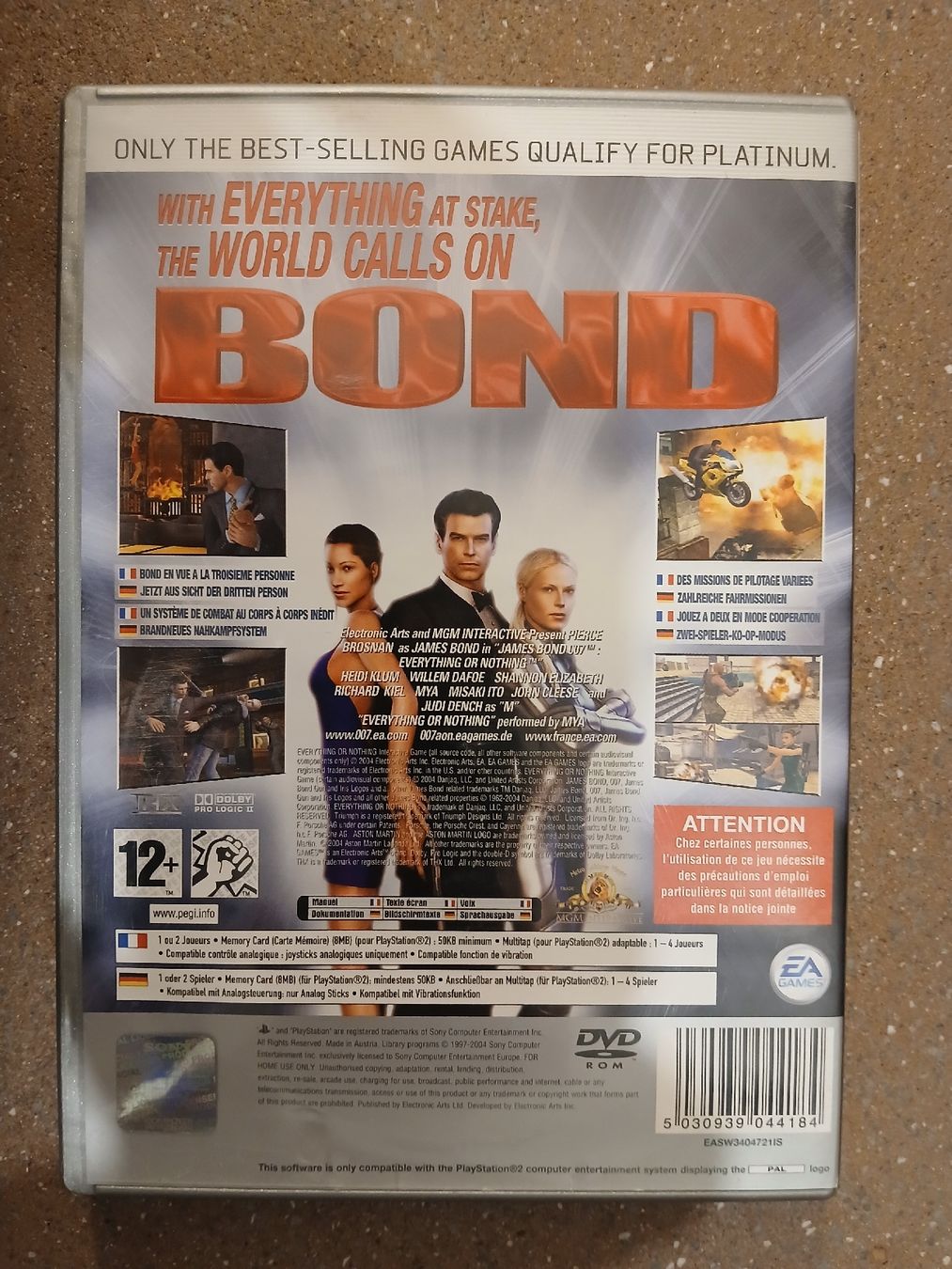 Sony Spiele: 007 Everything or Nothing PS2 Spiel Platinum Version – Gebraucht aus Zizers von ast_2ldb 1