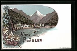 Litho Flüelen, Hafenpartie, Alpenpanora