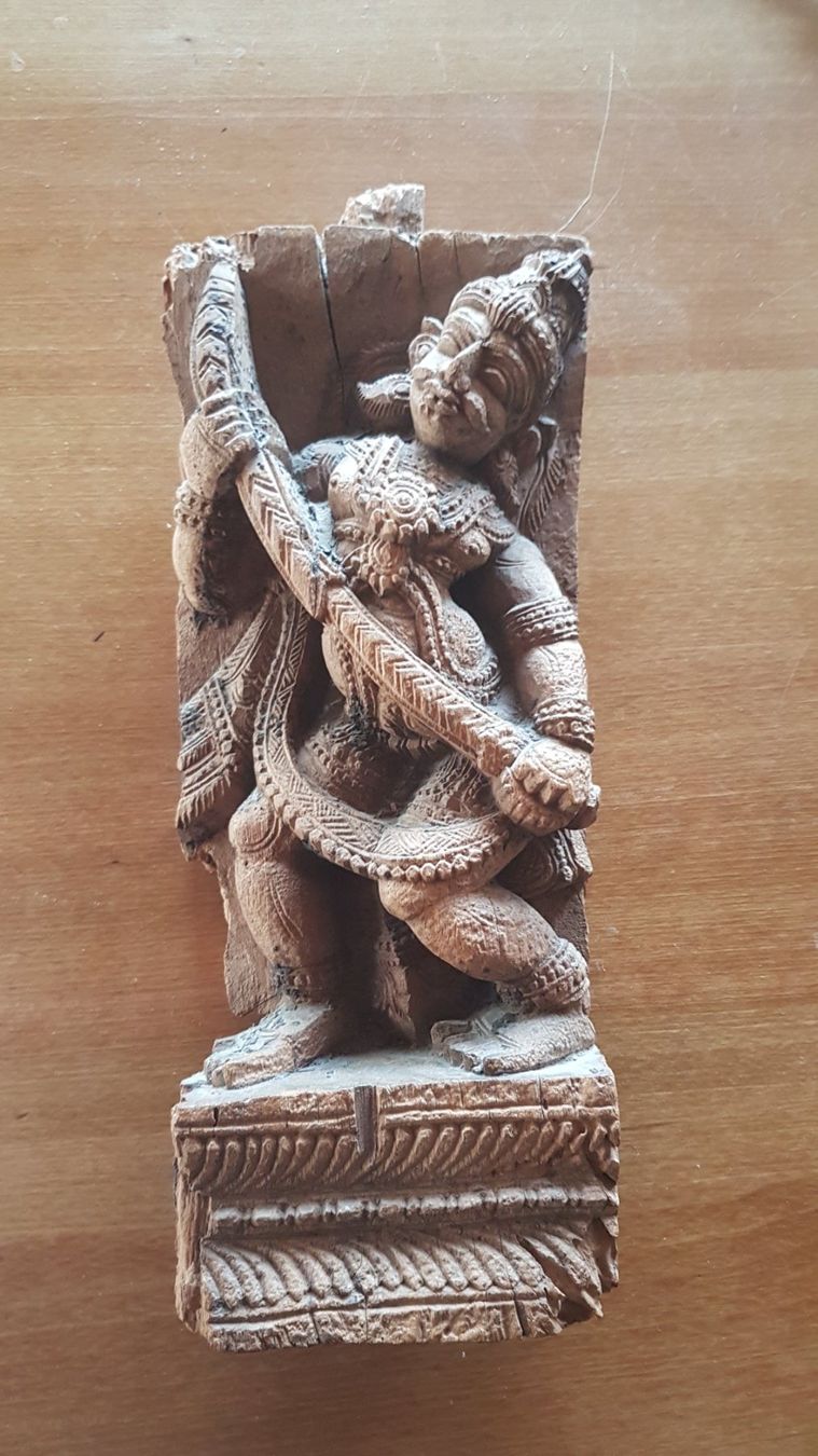 Skulpturen & Statuen: Antike Siamesisch Holz Skulptur – Gebraucht aus Röschenz von Zorro046