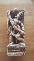 Antike Siamesisch Holz Skulptur