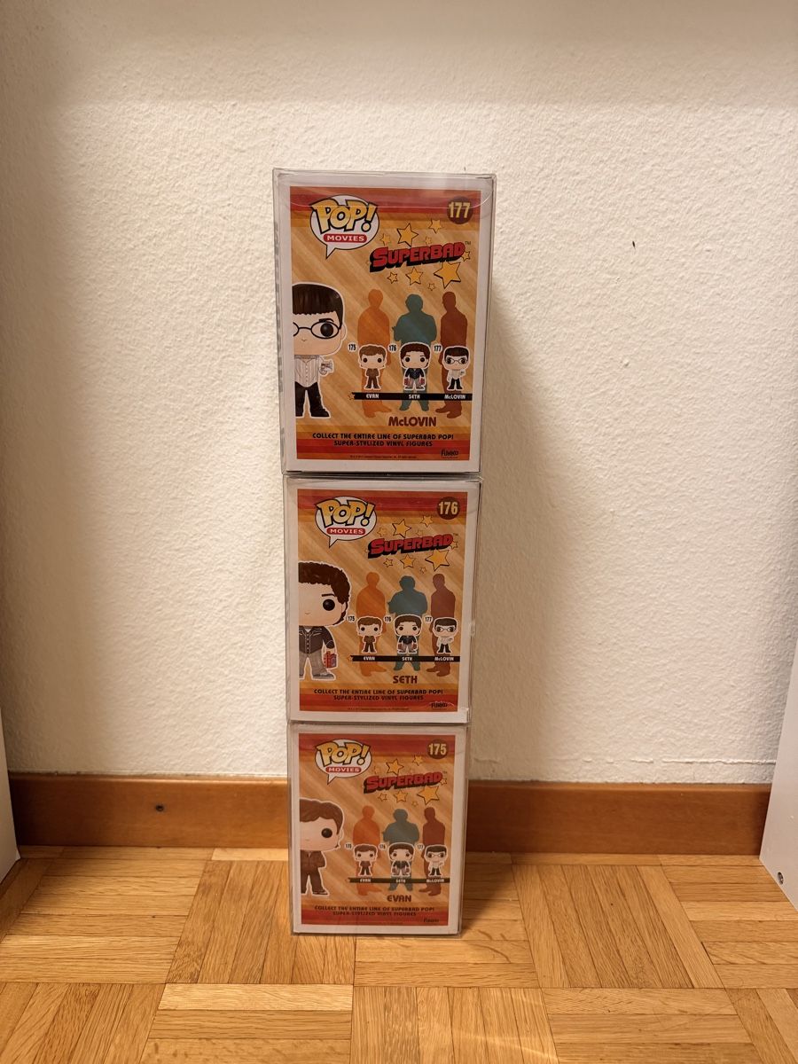 Funko Statuette: Funko Pop Superbad Set McLovin Seth Evan neu in Hardcase – Nuovo (secondo la descrizione) da Bergdietikon venduto da Peacce 1
