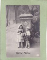 Kitsch Kinder Uhr Bonne Année 1918