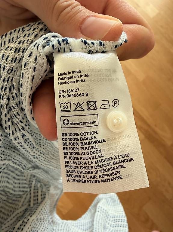 H&M Robes: H&M Kleid Gr. M 100 % Baumwolle – D'occasion à Aesch ZH par rebekkanoemi 2