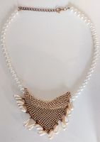 Halskette Modeschmuck Perlen neuwertig