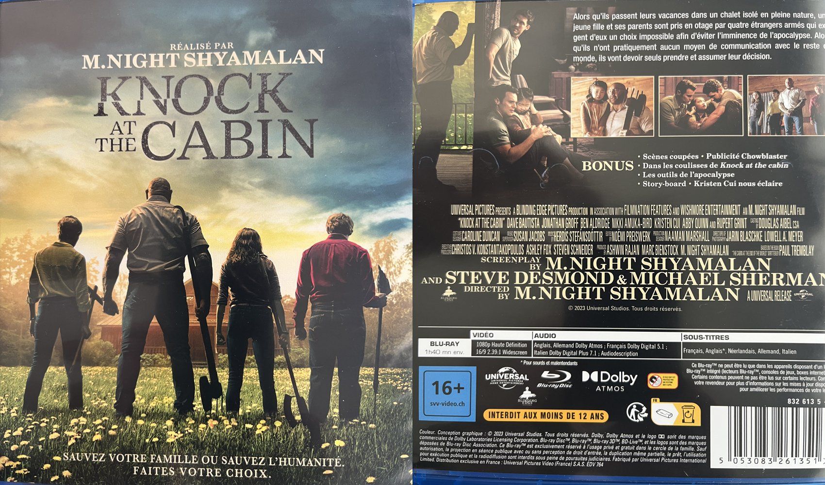 Tutti i DVDs: Blu-ray Knock at the Cabin – Nuovo (secondo la descrizione) da Satigny venduto da carbone888