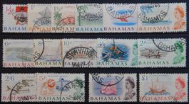 Bahamas British Kat. 209-223 gest. 1965 Kat. 30 Euro