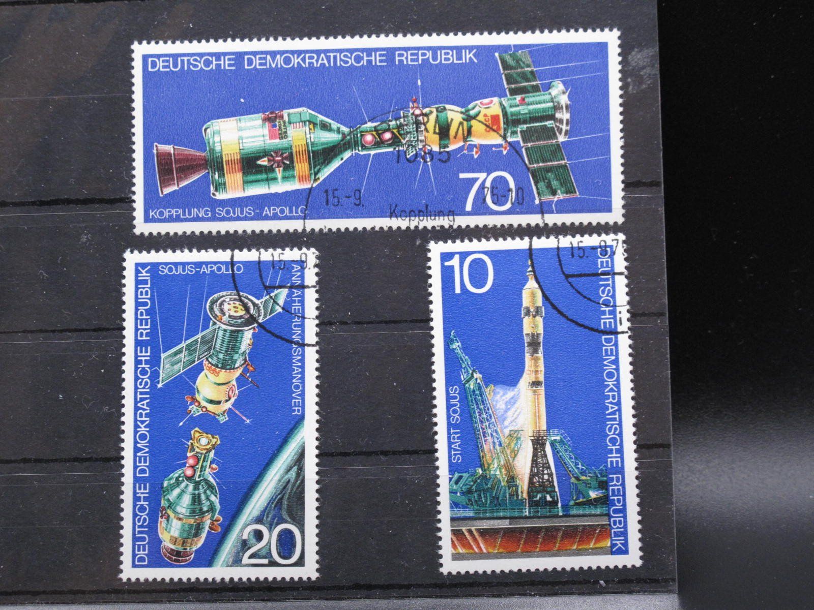 Tutti i francobolli: DDR 1975 Soyus - Apollo gest. – Usato da Wil SG venduto da fva01