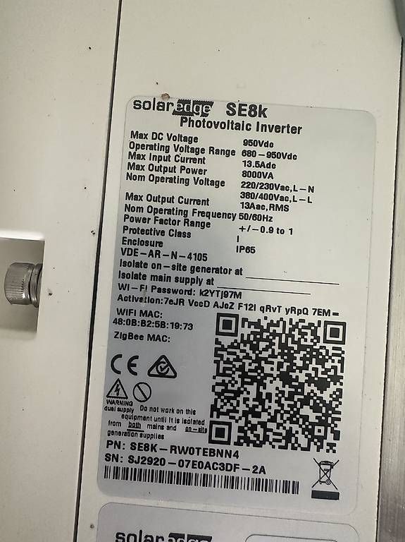 Inverter: Solaredge Wechselrichter – Usato da lenzburg venduto da gsehee01 1
