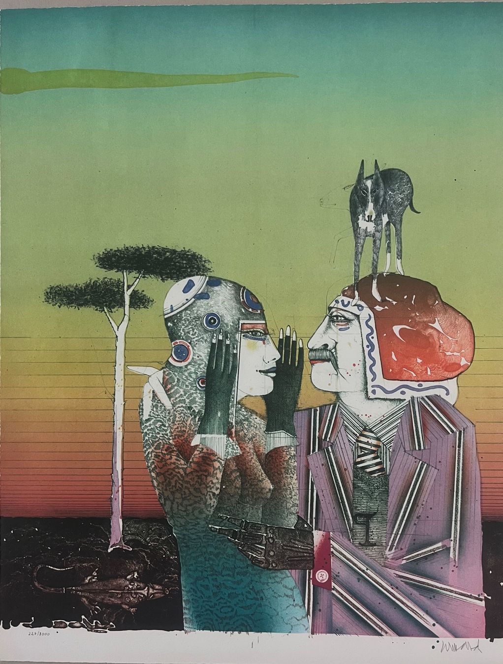 Grafiken & Lithographien: Paul Wunderlich, handsigniert und nummeriert – Gebraucht aus Rain von Pic-Ass 1