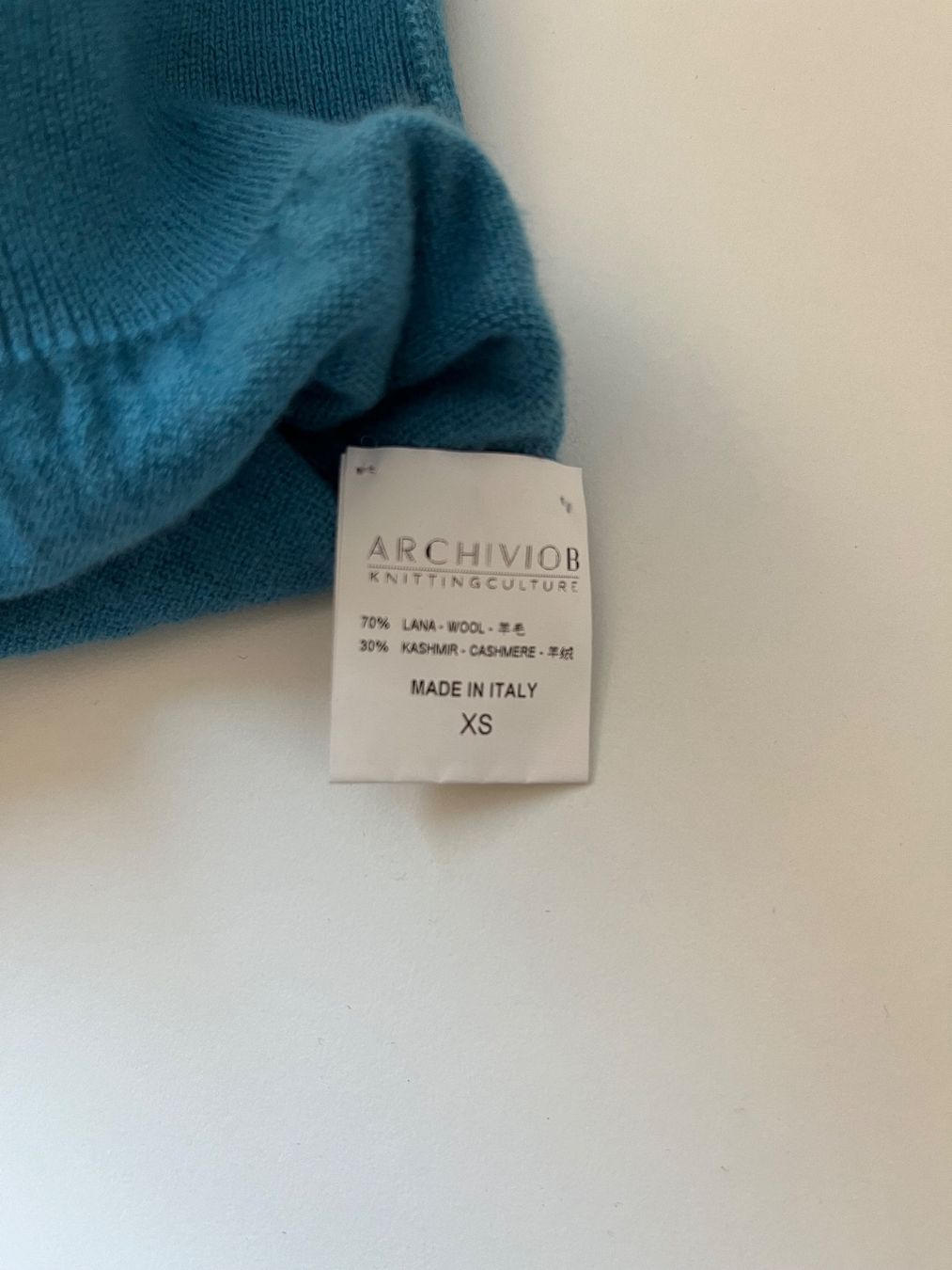 Maglioni & Felpe: Pull Archivio B. cachemire et laine - bleu turquoise! – Usato da Lausanne venduto da alcd_1005 1