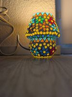 2 Handgemachte Mosaiklampen