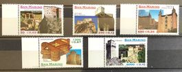1999 San Marino / Festungen in Montefeltro Satz ** 1850-51