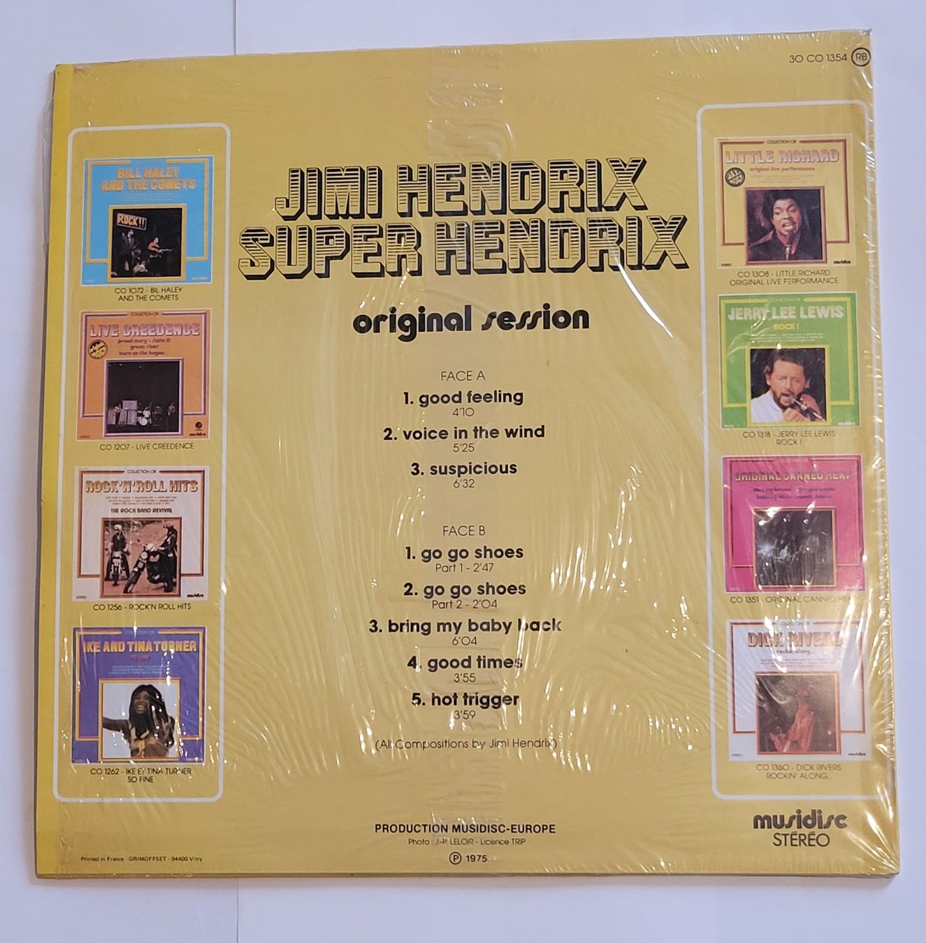 Dischi in vinile: Jimi Hendrix  -  Super Hendrix Original Session von 1975 – Usato da Zürich venduto da Avd 1