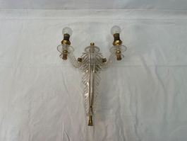 Französische Plexiglas Wandapplique vintage Wandlampe 50er