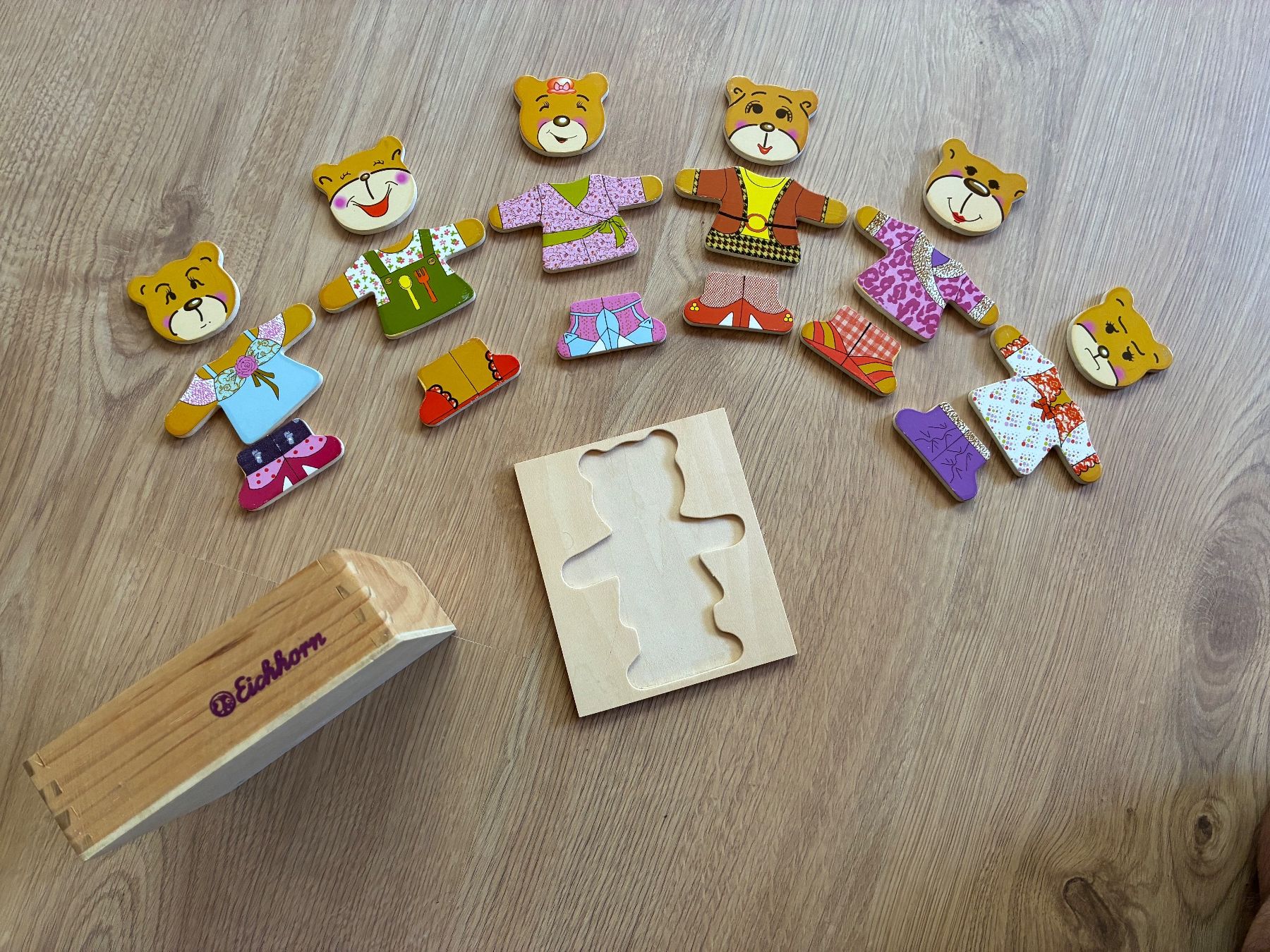 Eichhorn Puzzle: Anziehpuppe Holzpuzzle von Eichhorn – Usato da Eggenwil venduto da mic_b5l2 1
