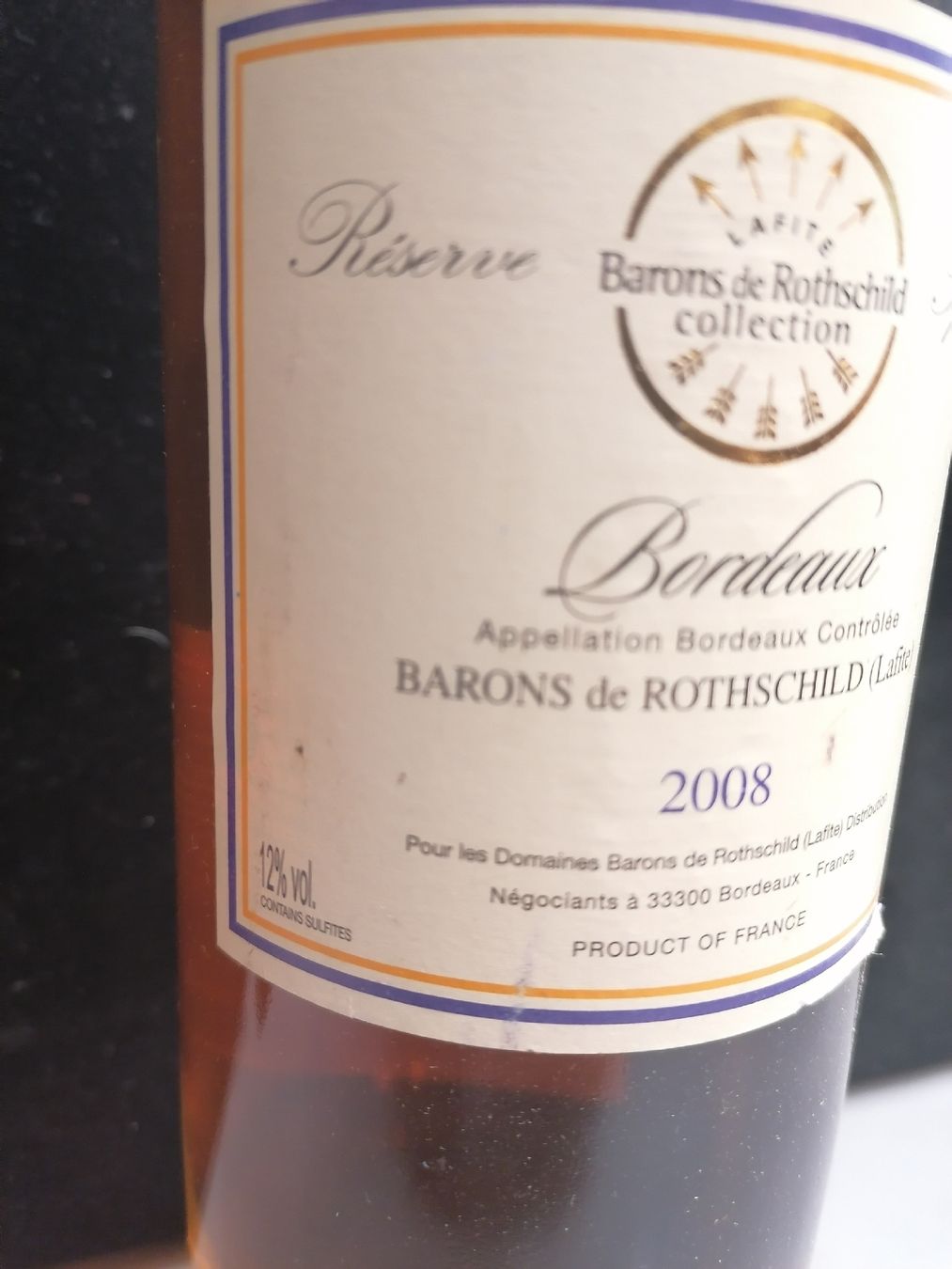 Wein: BORDEAUX BARONS DE ROTHSCHILD LAFITE 2008 – Neu (gemäss Beschreibung) aus Genève von Leboucheoreilles 1