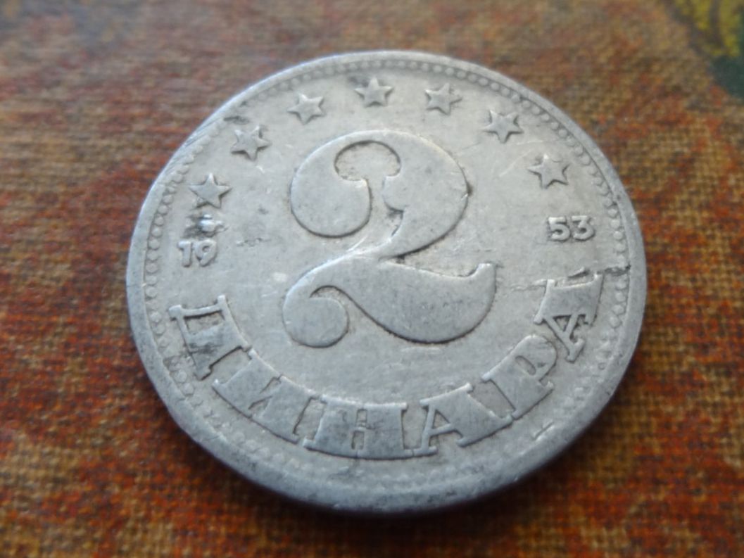 Tutti le monete: YOUGOSLAVIE  2    1953 – Usato da Romanel-sur-Lausanne venduto da Swift13