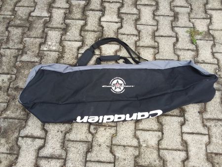 Eishockey -Ausrüstungstasche Canadian schwarz/grau