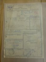 Frachtbrief, Peseux, Credo- Mob, E. Glockner, 1950