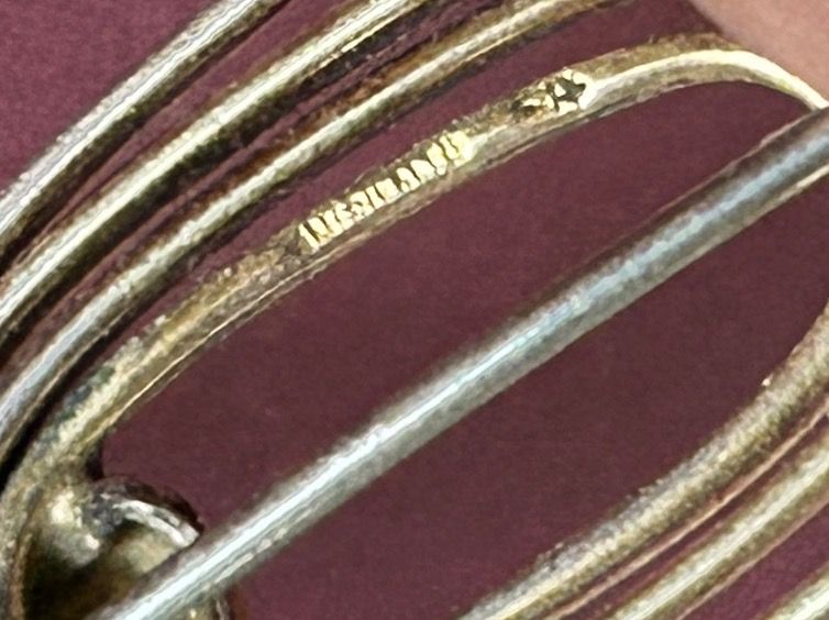 Spille & Fermagli: Brosche vergoldete Masche – Usato da Laufen venduto da Bellavitaboom 7