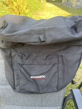 Konnix Velo Seitentasche schwarz guter Zustand 45x30x20cm