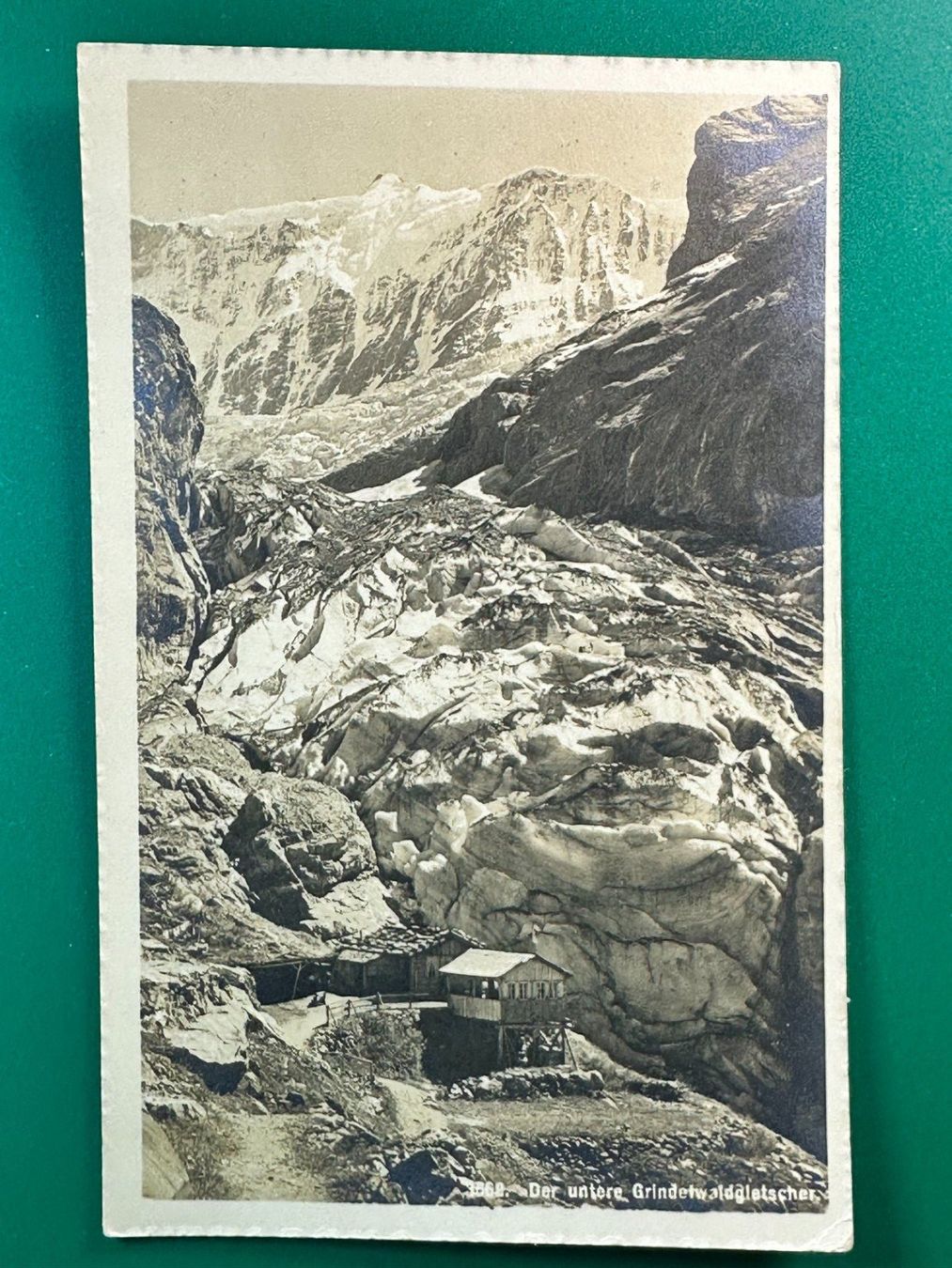 Ansichtskarten: Der untere Grindelwaldgletscher – Gebraucht aus Steg VS von danwer74