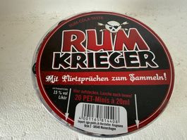 Rum Krieger Partygag 20x20ml Mini Fläschli mit Flirtsprüche!