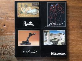 Lot 4 catalogues Fondation Gianadda Claudel Delvaux …