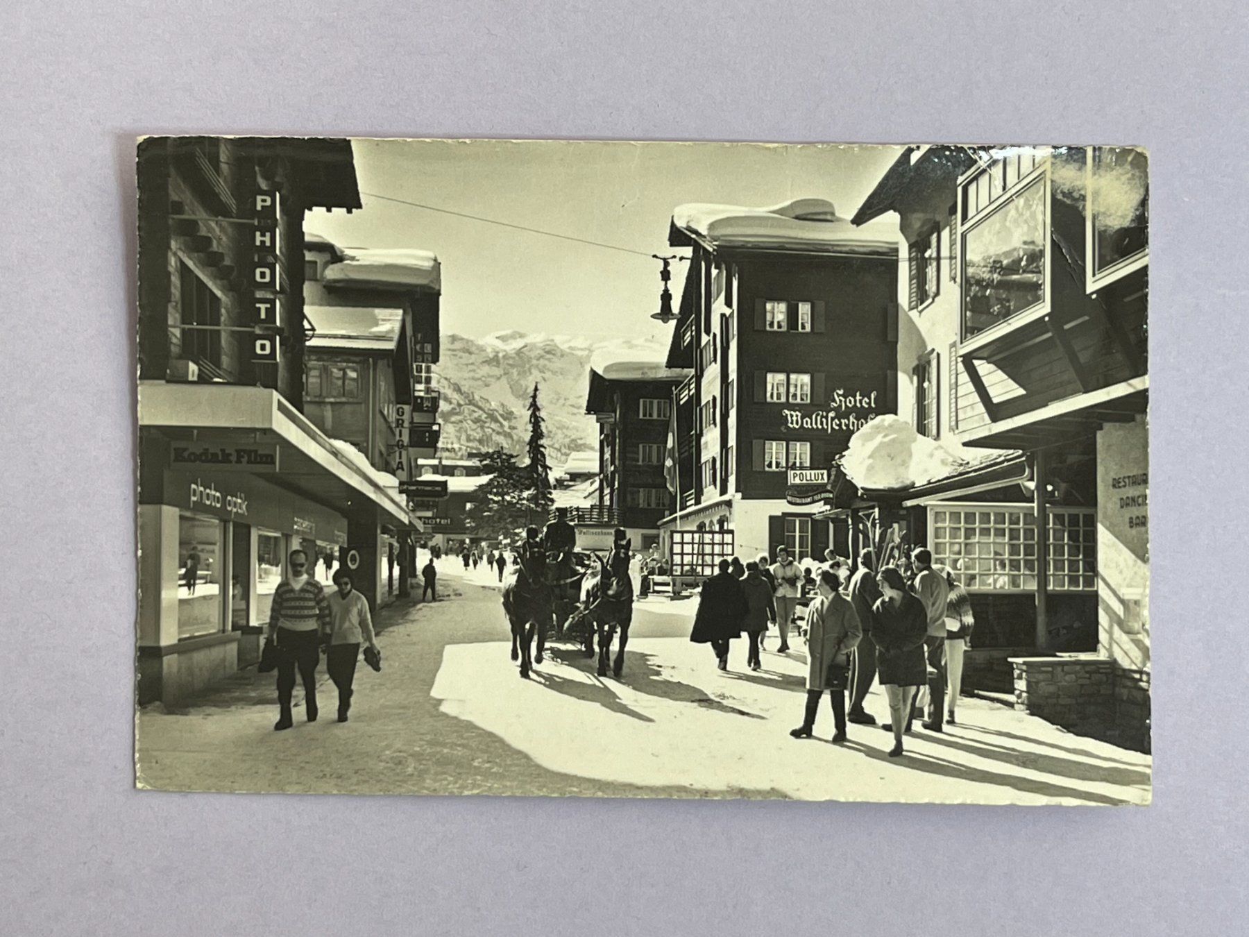 Cartoline postali: Zermatt, Dorfstrasse – Usato da Steg VS venduto da danwer74